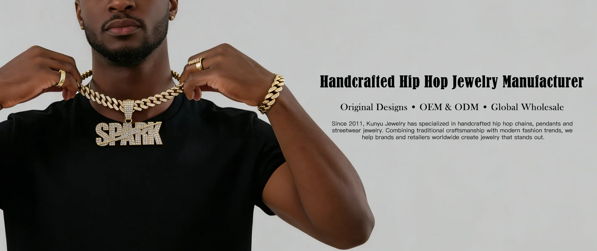 Pulseira Hip Hop Chinesa