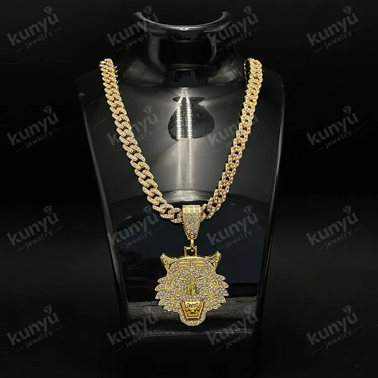 Pingente de hip hop com totem animal