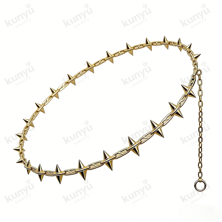 Cinto de corrente de metal da moda