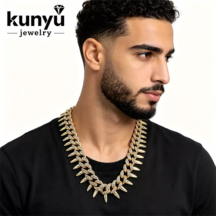 Colar Hip Hop Dourado
