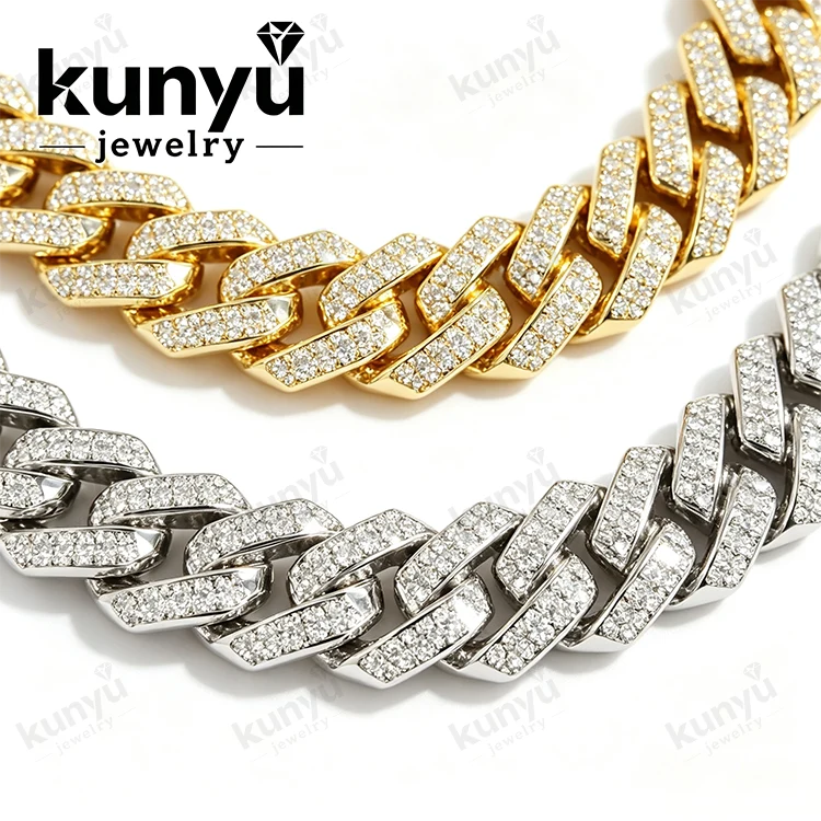Pulseira de elo de corrente hip hop