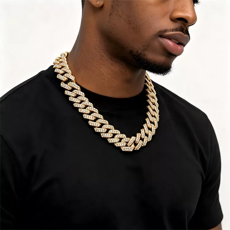 Colar masculino de hip hop