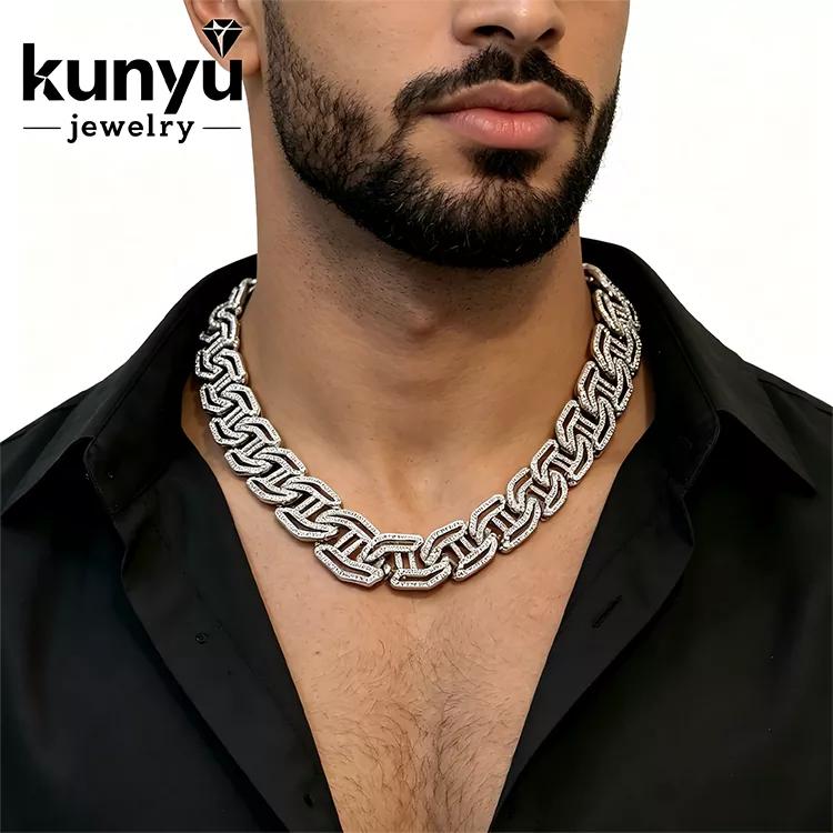 Colar masculino de hip hop
