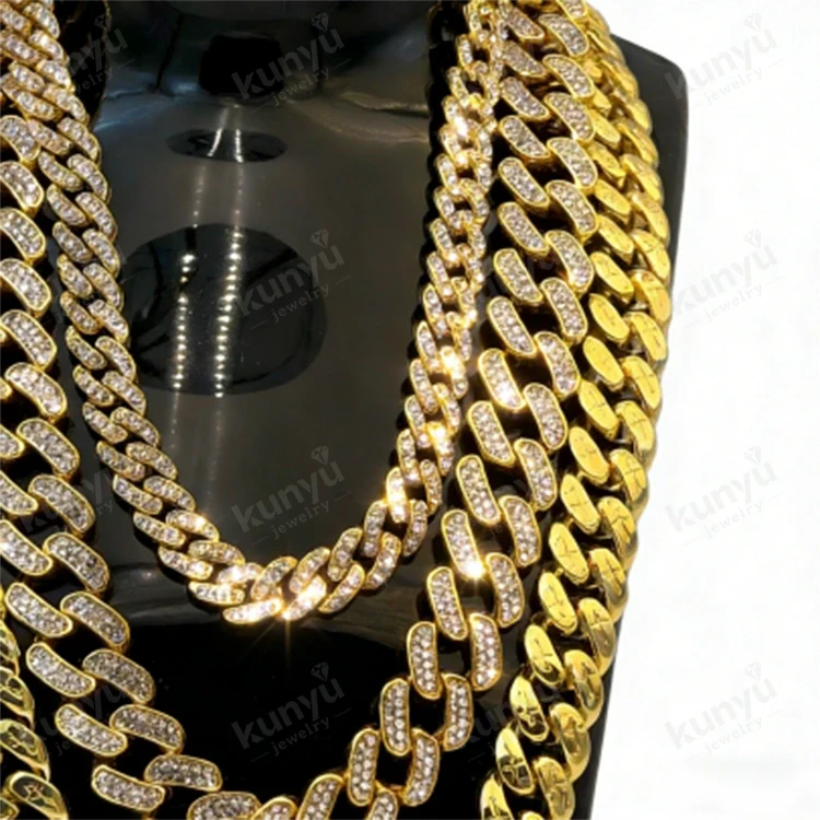 Colar masculino de hip hop