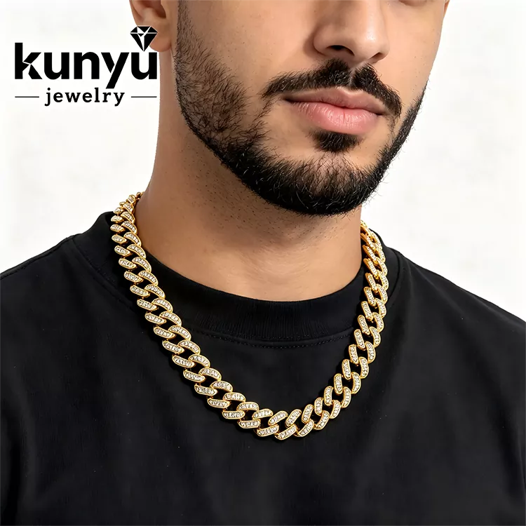 Colar masculino de hip hop