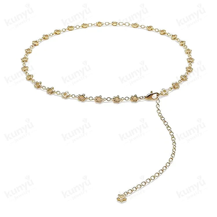 Cinto feminino com corrente